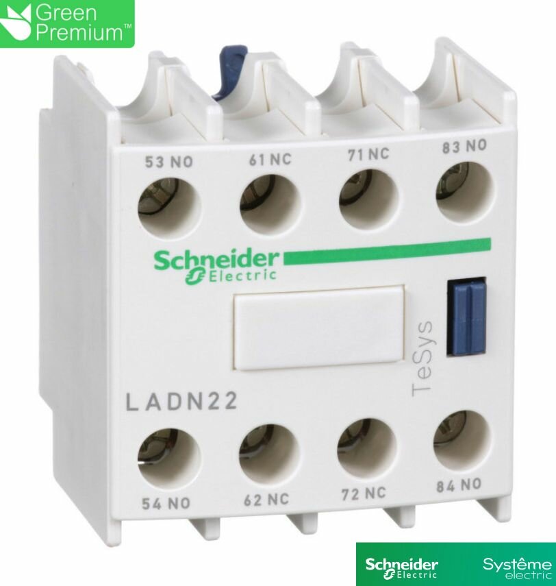 Schneider Electric LADN22 контактный блок 038403