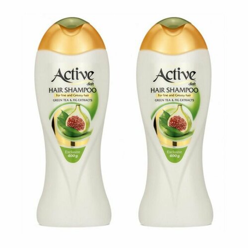 Шампунь ACTIVE иран для тонких склонных к жирности волос Экстракт зеленого чая и инжира 400 мл 872₽