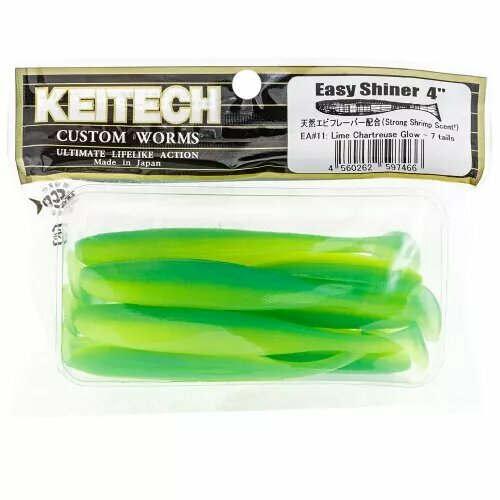 Силиконовая приманка Keitech Easy Shiner 3 EA#11 7.5см. 10шт.