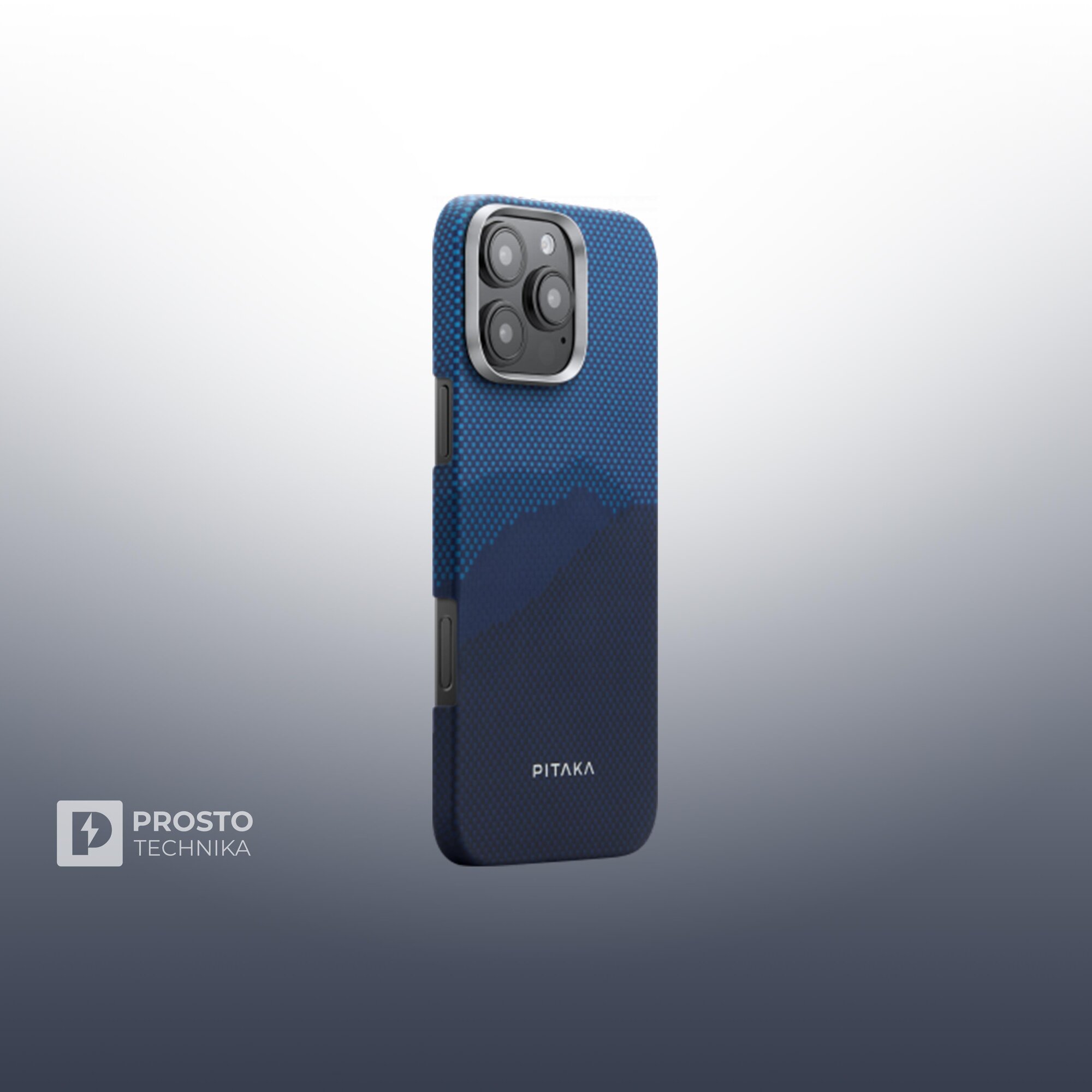 Чехол Pitaka Tactile Woven Ultra Slim Case для iPhone 16 Pro Max - Over the horizon — фото 1