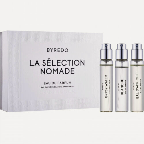 Изображение товара Набор парфюмерной воды Byredo LA SELECTION NOMADE Bal d'Afrique, Blanche, Gypsy, 3 шт*12 мл