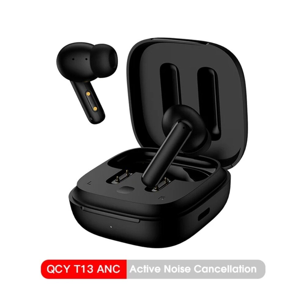 QCY T13 ANC Беспроводные наушники Bluetooth 5.3 TWS ANC Наушники с шумоподавлением 4 микрофона