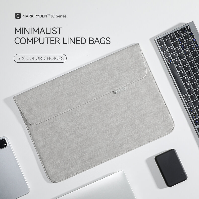 Чехол Mark Ryden MR67X_07 для 13,3"-14" ноутбука и Macbook Светло-бежевый, мужской женский — фото 1