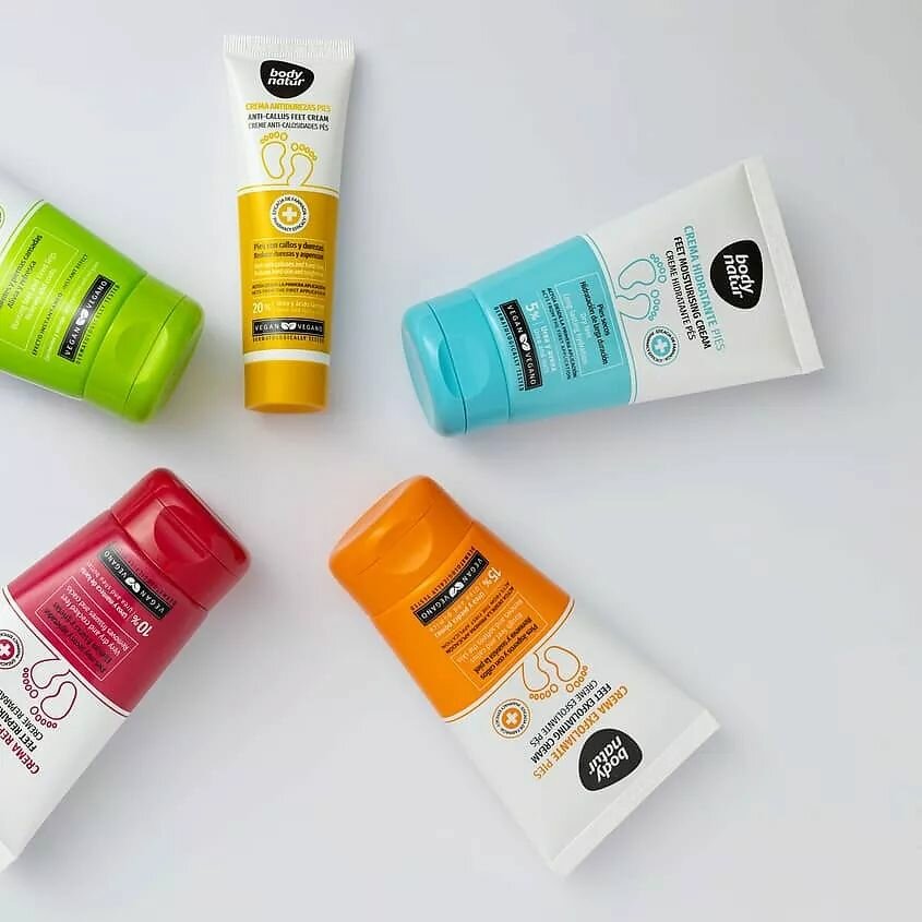 Изображение BODY NATUR Крем-скраб для ног против натоптышей и мозолей, 100 мл