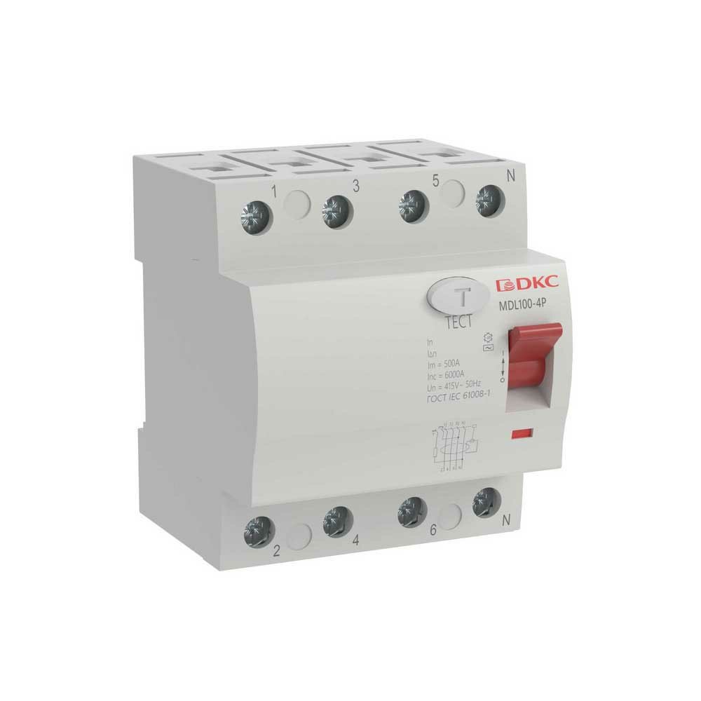 DKC YON max Устройство защитного отключения УЗО ВДТ MAX MDL100 4P 300mA 63A тип АС