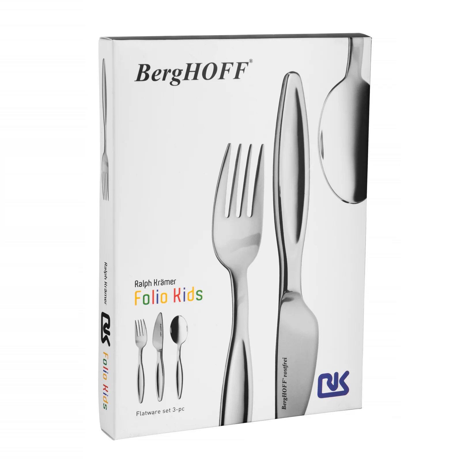 Набор столовых приборов BergHOFF Essentials, нержавеющая сталь, металл, 3 предмета — фото 1