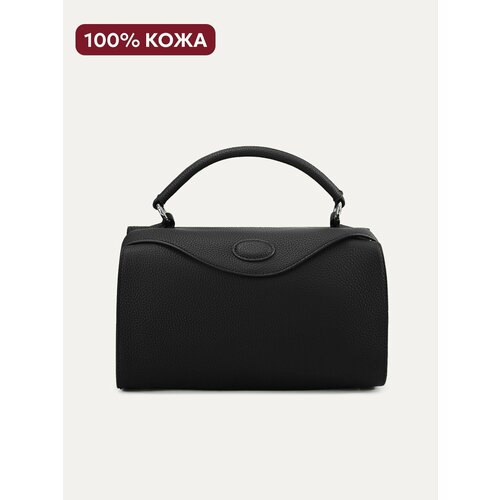 Сумка кросс-боди JACK ARNO, фактура матовая, черный