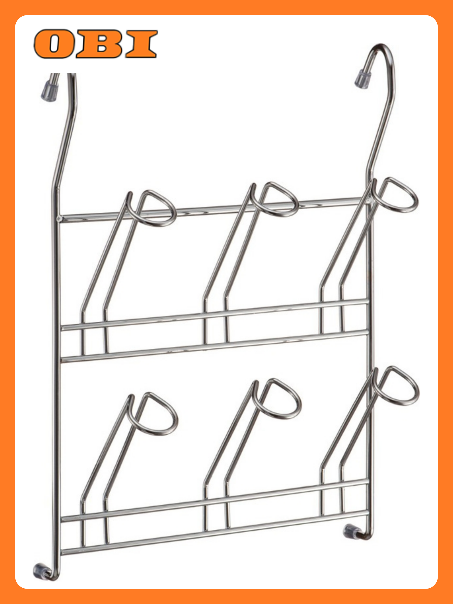 Полка для кружек LEMAX хром 345х90х250 мм