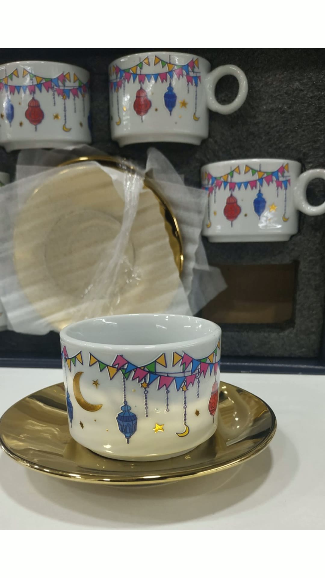 Чайный набор Ramadan Kareem (6 чашек + 6 блюдец) — фото 1