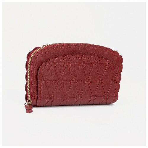 фото Кошелёк на молнии, цвет красный noname