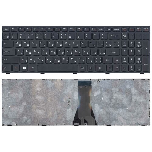 Клавиатура для ноутбука Lenovo G50-30, G50-45, G50-70, Z50-70, Z50-75, Flex 2-15 черная applicable to lenovo thinkpad e50 e50 70 e50 80 e51 e51 80 screen top cover lcd rear lid back cover ap1ae000210 5cb0h44867