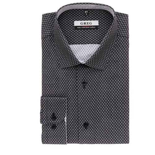 Рубашка GREG, размер 174-184/39, черный