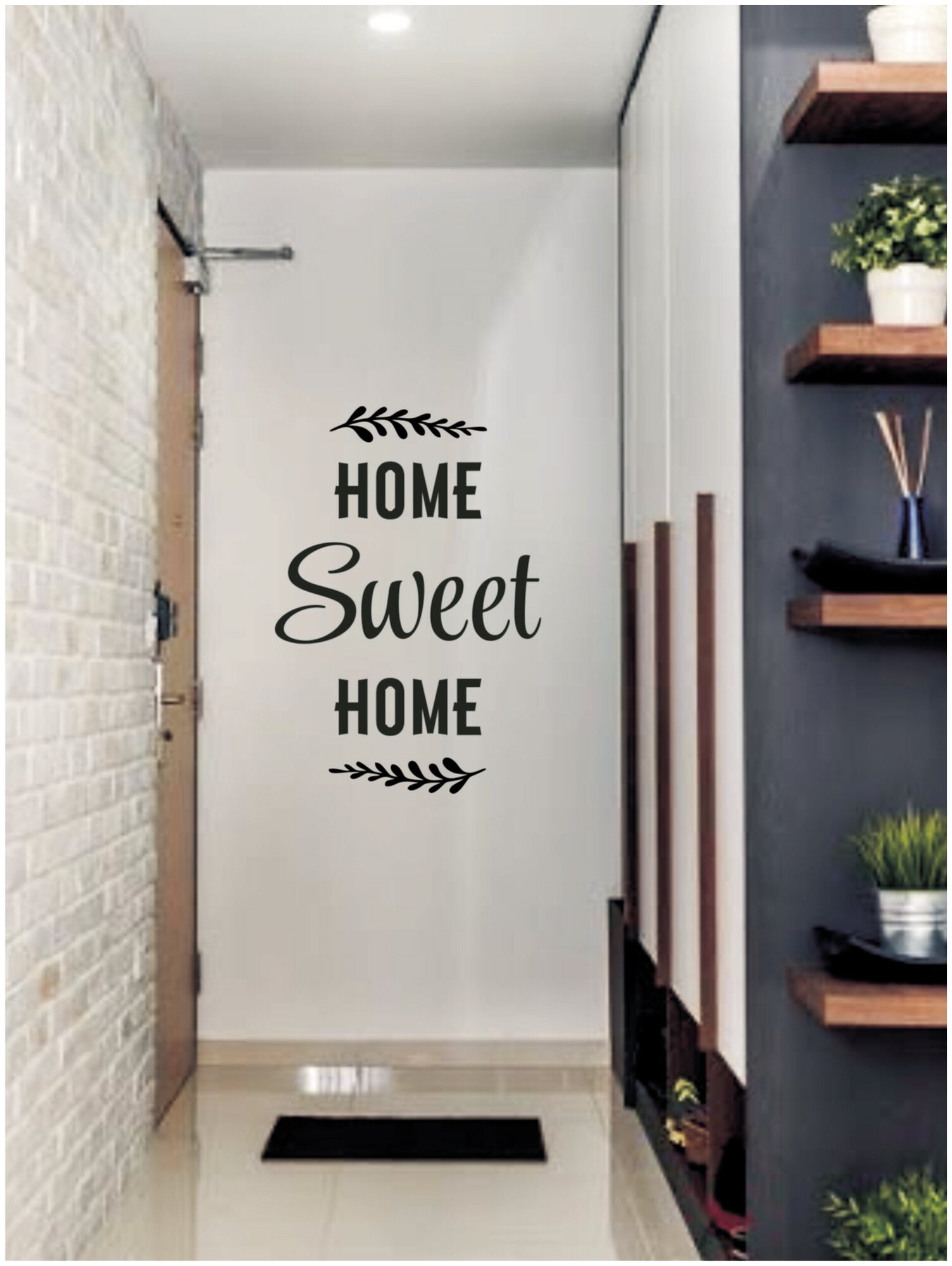 Наклейка интерьерная 4Decor "Home Sweet Home"