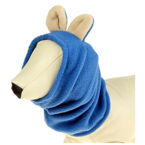 Шапка-капор зимняя для собак, M-L, микс одежда обувь и аксессуары для собак шапочка капор зимняя микс цветов xs s