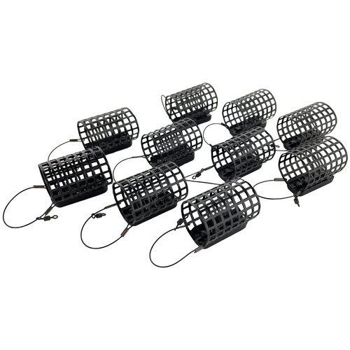 Кормушки фидерные Aquatic Round net feeder HH624-30 (размер: Large вес 30 гр), 10 штук.