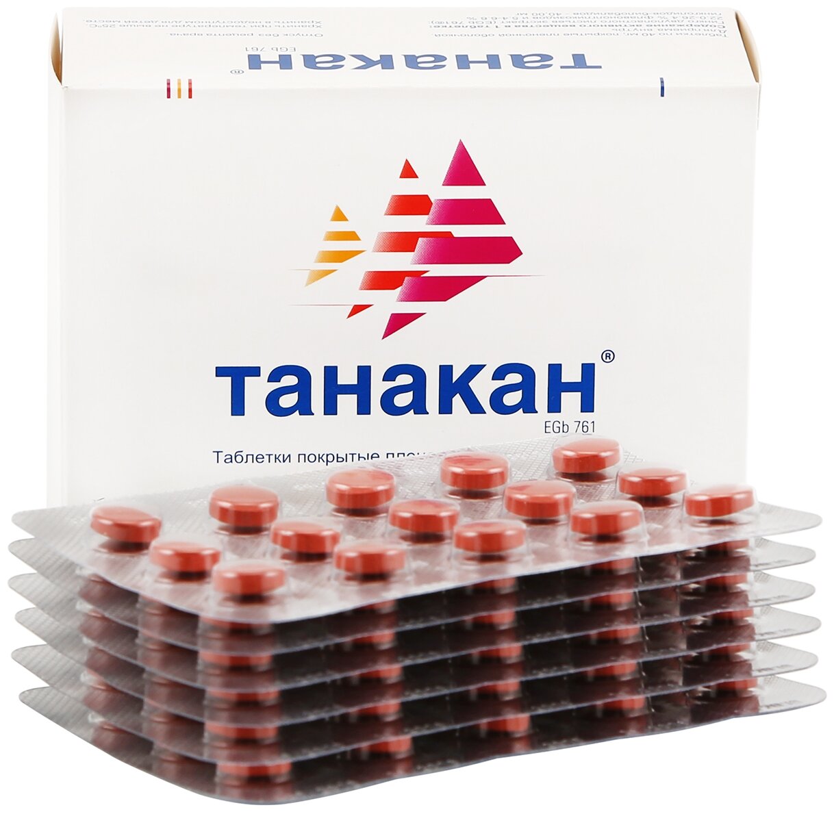 Изображение Танакан таб. п/о плен., 40 мг, 90 шт.