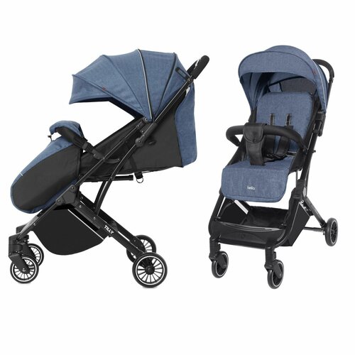 Tilly Bella T-163, blue, цвет шасси: черный прогулочная коляска baby jogger city tour 2 бампер slate цвет шасси черный