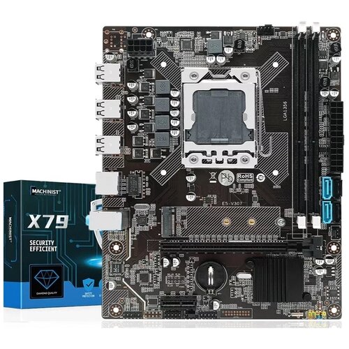 Материнская плата LGA 1356 X79 V302/4/7 поддержка процессоров Intel Xeon E5 серии DDR3 REG ECC RAM Memory