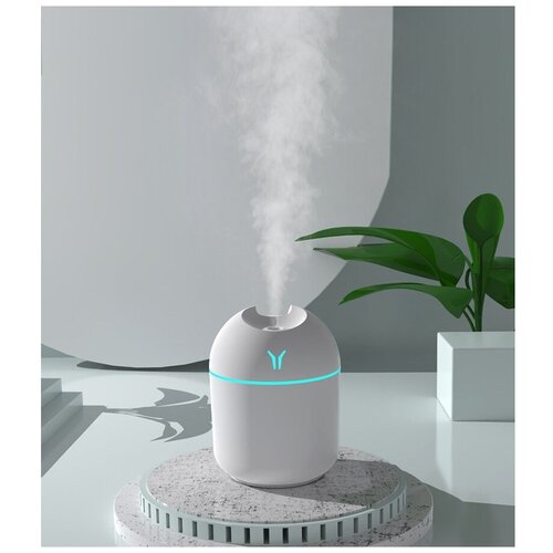 Мини увлажнитель воздуха с подсветкой ультразвуковой очиститель воздуха аромадиффузор белый 39000₽