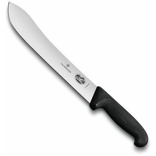 Нож кухонный Victorinox Swibo (5.7603.15) стальной разделочный для мяса лезв.150мм прямая заточка черный