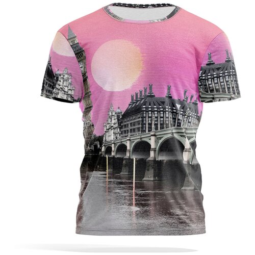 фото Футболка panin brand, размер l, серый