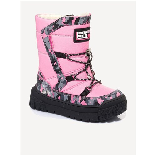 фото Ботинки зимние minimen, ж цвет красный, размер 26