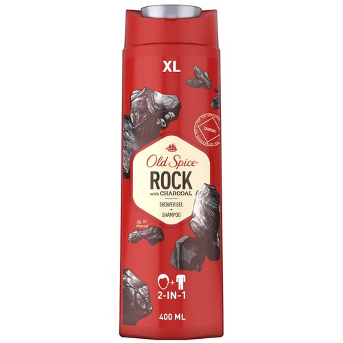 Old Spice Гель-шампунь 2 в 1 Old Spice Rock, 400 мл