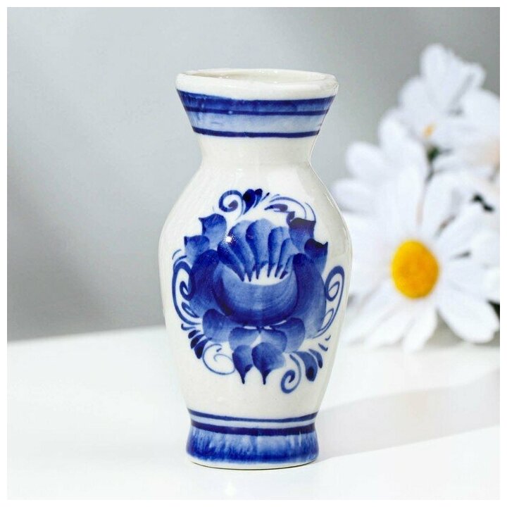 фото Ваза «Сувенирная», 10 см, гжель