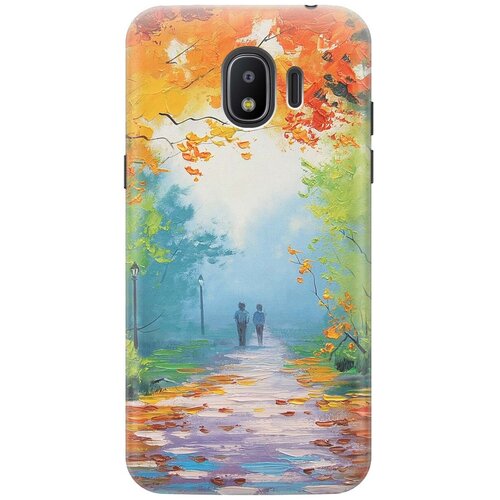 фото Re:pa накладка transparent для samsung galaxy j2 (2018) с принтом "яркая осень"