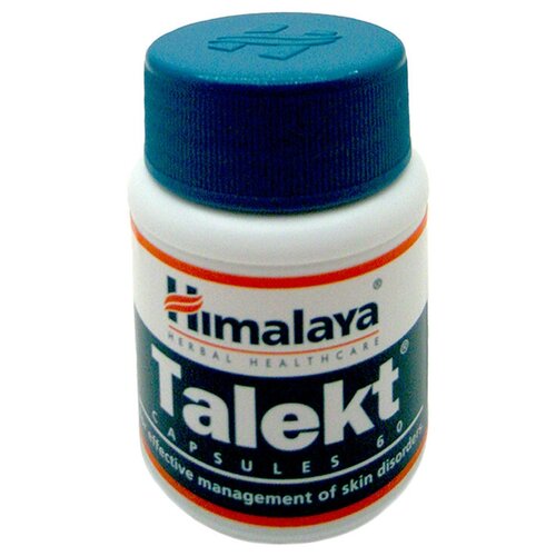 Таблетки Талект Хималая (Talekt Himalaya) при бактериальных кожных инфекциях, ранозаживляющее и противоаллергическое, 60 шт.