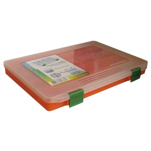 Коробка рыболовная для приманок Fisherbox 250 sh (25х19х02) оранжевая