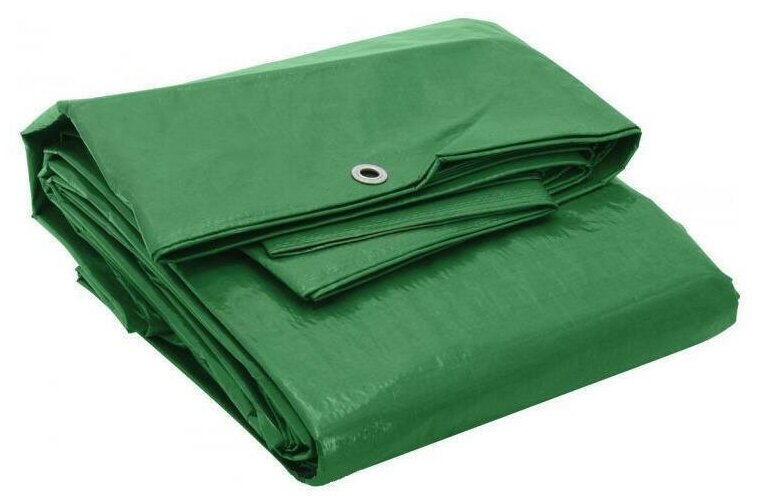 фото Тент укрывной универсальный Oxiss 3мх5м синий/зеленый (плотность - 120 г/кв. м.)