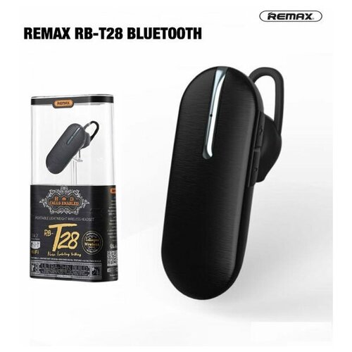 Гарнитура REMAX RB-T28 Bluetooth 42 80 мАч черный 82100₽
