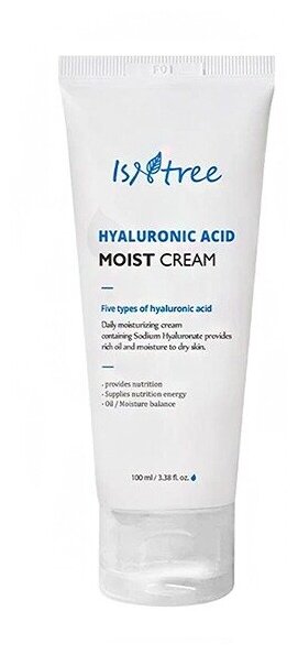 Глубокоувлажняющий крем с гиалуроновой кислотой ISNTREE Hyaluronic Acid Moist Cream, 100мл