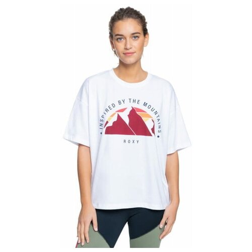 фото Спортивная футболка start adventures, цвет белый, размер xs roxy