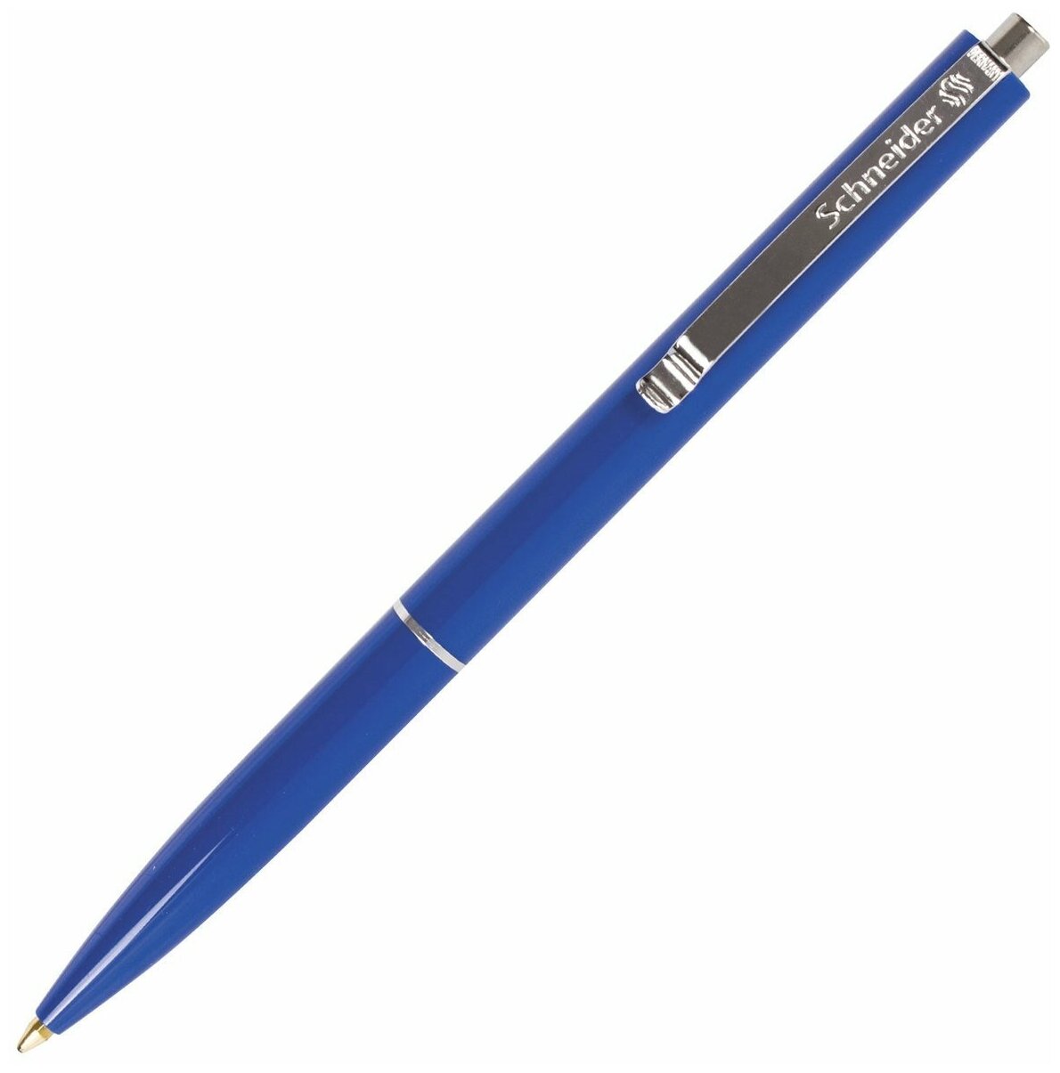 Ручка шариковая Schneider автоматическая K15, корпус синий, 1 мм, линия 0,5 мм, синяя (3083)