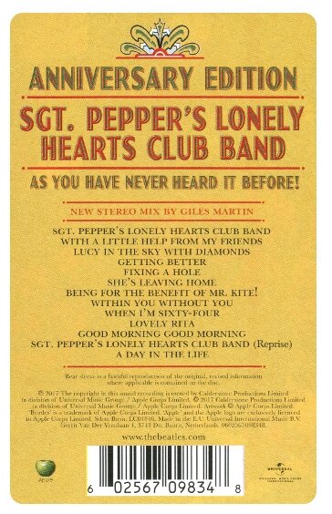 Beatles Beatles - Sgt. Pepper's Lonely Hearts Club Band (giles Martin Mix) - фото №2