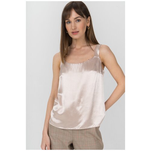 фото Топ emka fashion, размер 44, бежевый