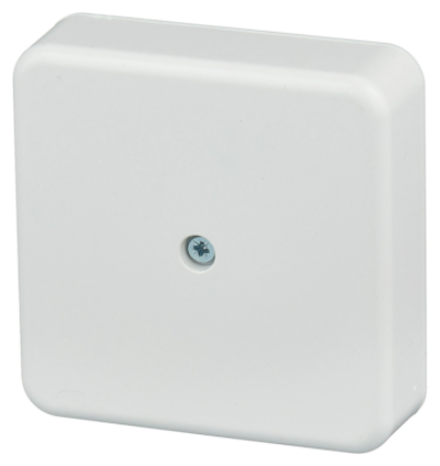 фото Коробка распределительная для кабель-каналов размер 100х100х29 мм цвет белый, IP 40 (комплект 2 шт)