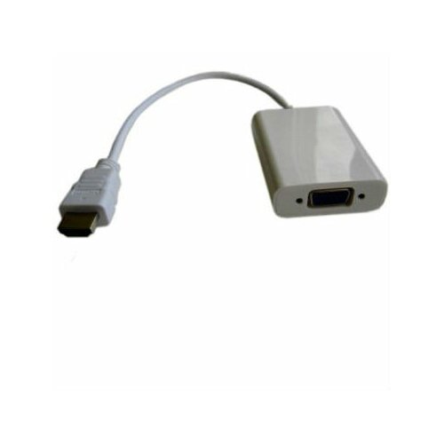 Кабель Espada Видеоадаптер HDMI 19M to VGA 15 F со звуком (jack 3.5mm) EHDMI M-VGAF20