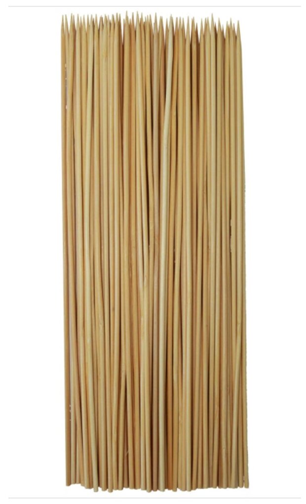 Набор шпажек (шампуров), бамбук, 34,5 см, 100 шт - фотография № 3
