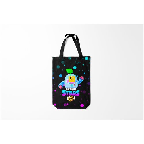фото Сумка-шоппер / 31х42 см / геймерам / brawl stars sprout. burnettie