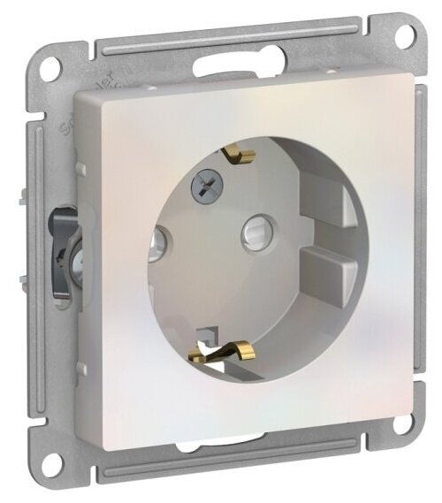 Розетка Systeme Electric (schneider Electric) SCHNEIDER ELECTRIC ATLASDESIGN 16А механизм жемчуг ATN000445