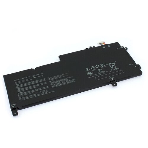 Аккумуляторная батарея для ноутбука Asus Zenbook Flip 15 UX562 (C41N1809) 15.4V 3700mAh клавиатура для ноутбука asus zenbook flip 15 ux562f ux562fa ux562fd серебристая с подсветкой