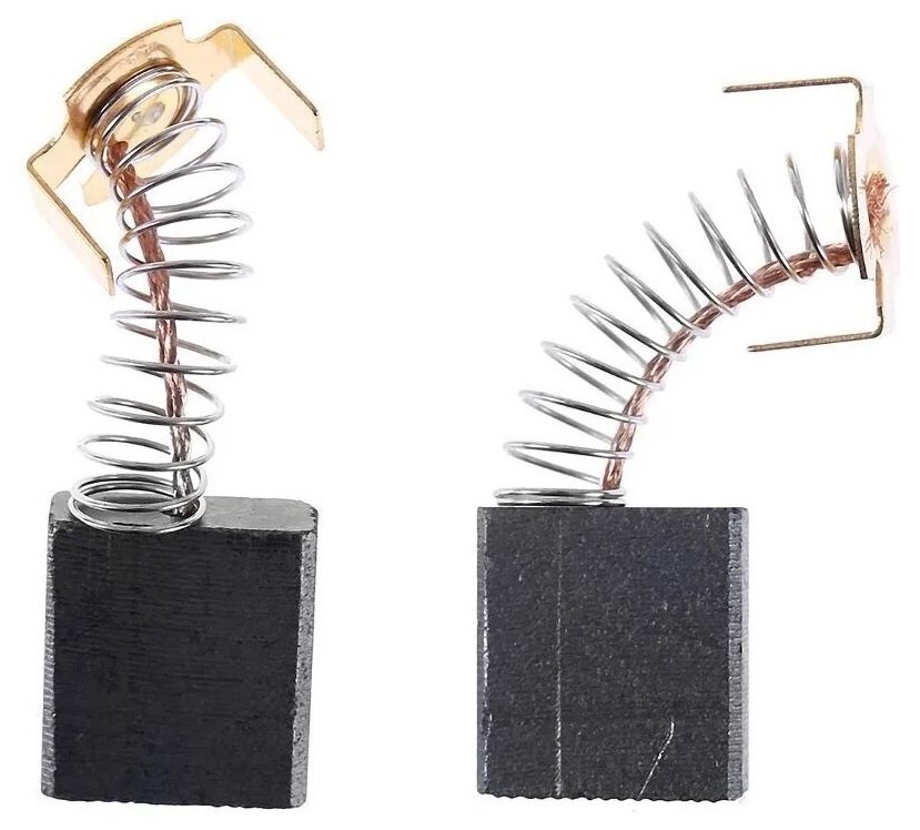 фото Угольные щетки 5х10х16 №583 для ИНТЕРСКОЛ ДУ 13/810 пружина сложный пятак