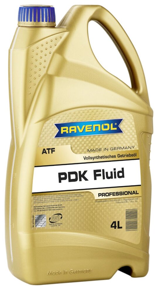 Трансмиссионное масло RAVENOL ATF PDK Fluid (4л) new