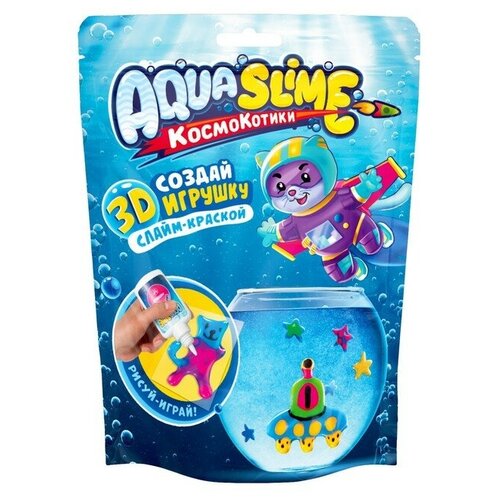 Малый набор Aqua Slime набор для изготовления фигурок из цветного геля 689₽