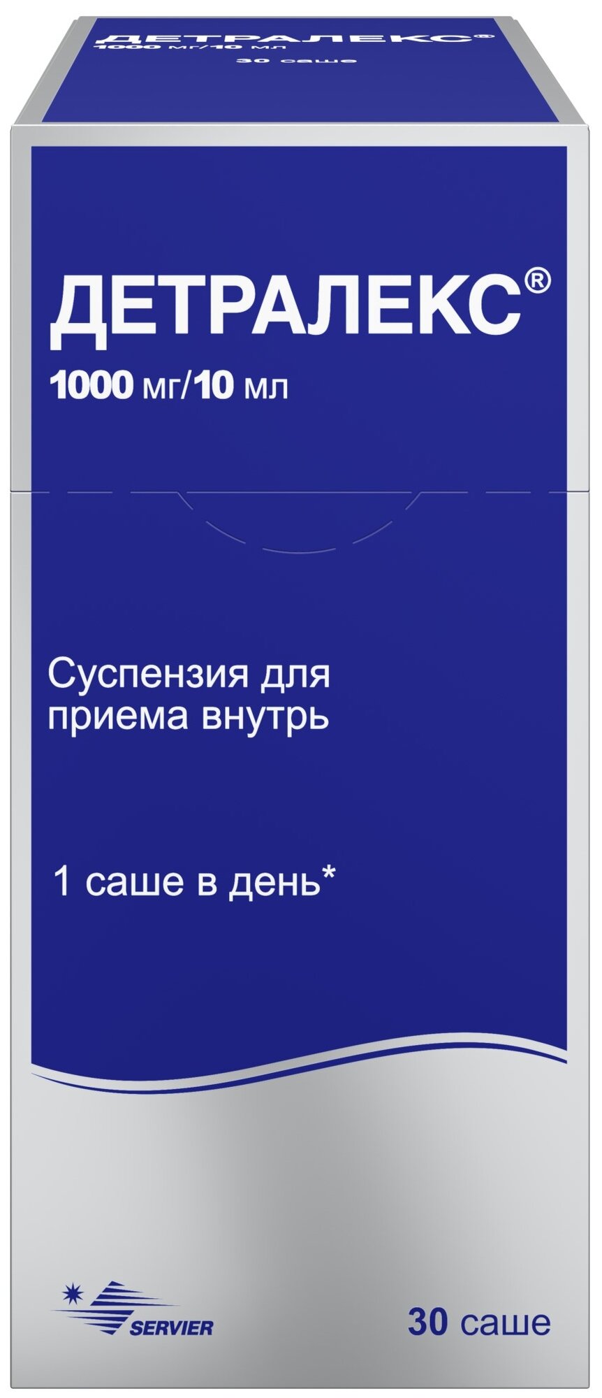 Детралекс сусп. для вн. приема, 1000 мг/10 мл, 10 мл, 30 шт.