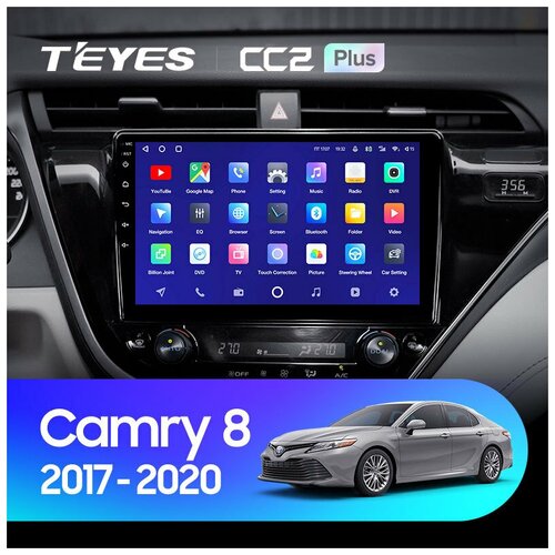Штатная магнитола Teyes CC2 Plus Toyota Camry 8 XV 70 2017-2020 6+128G, Вариант B