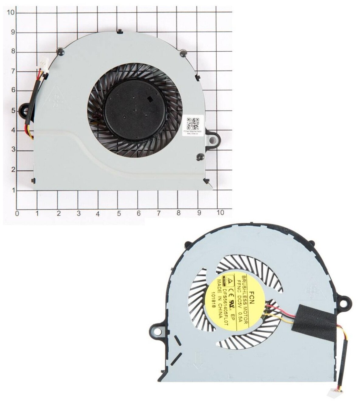 Cooler / Вентилятор (кулер) для ноутбука Acer E5-571G, E5-571, E5-471G, E5-471, V3-572G